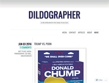Tablet Screenshot of dildographer.com